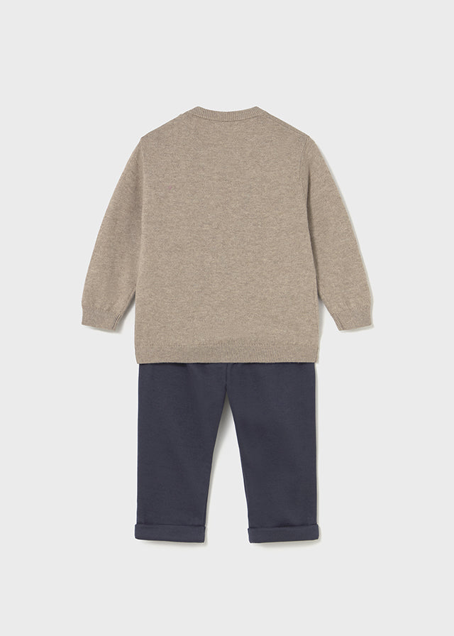 Mayoral Conjunto calças e camisola bebé