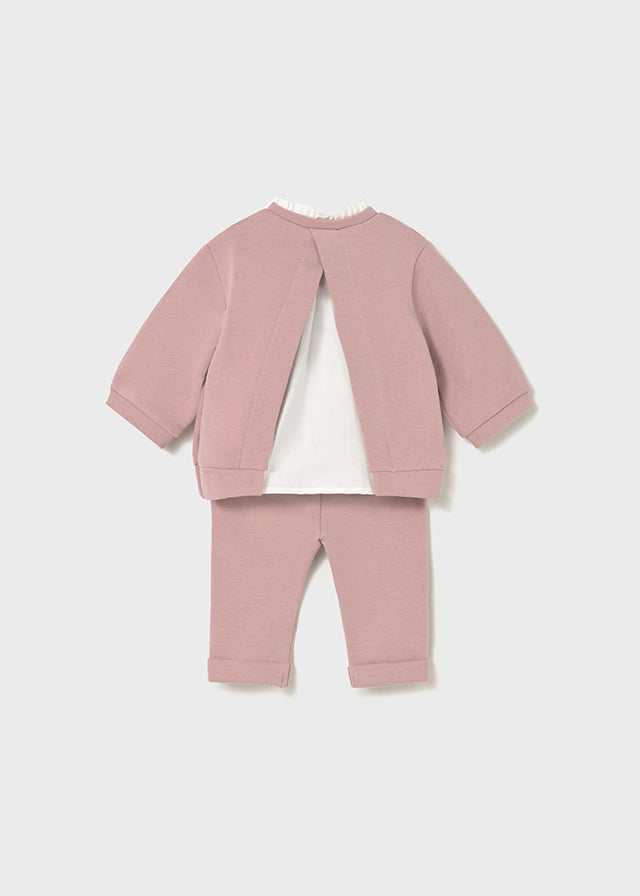 Mayoral Conjunto calças e sweat recém nascida