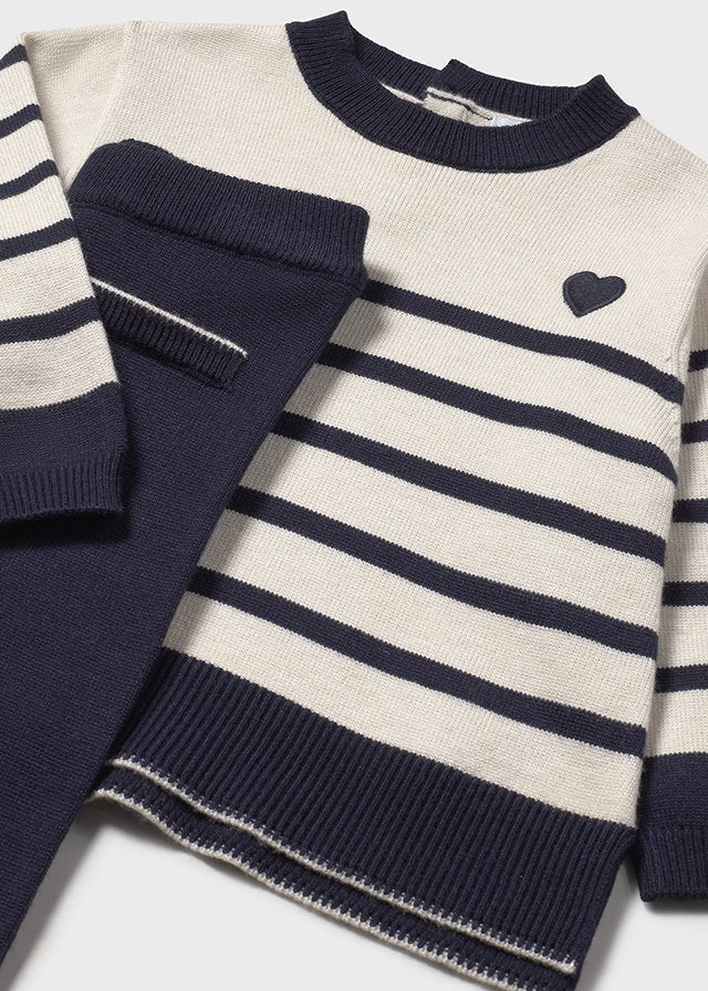 Mayoral Conjunto calças e camisola malha bebé