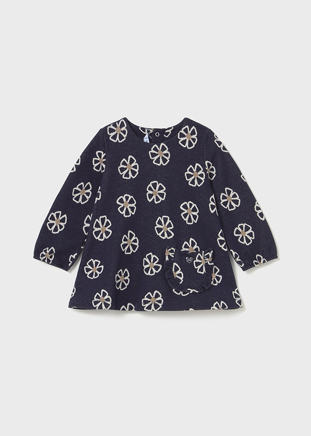 Mayoral Vestido jacquard bebé