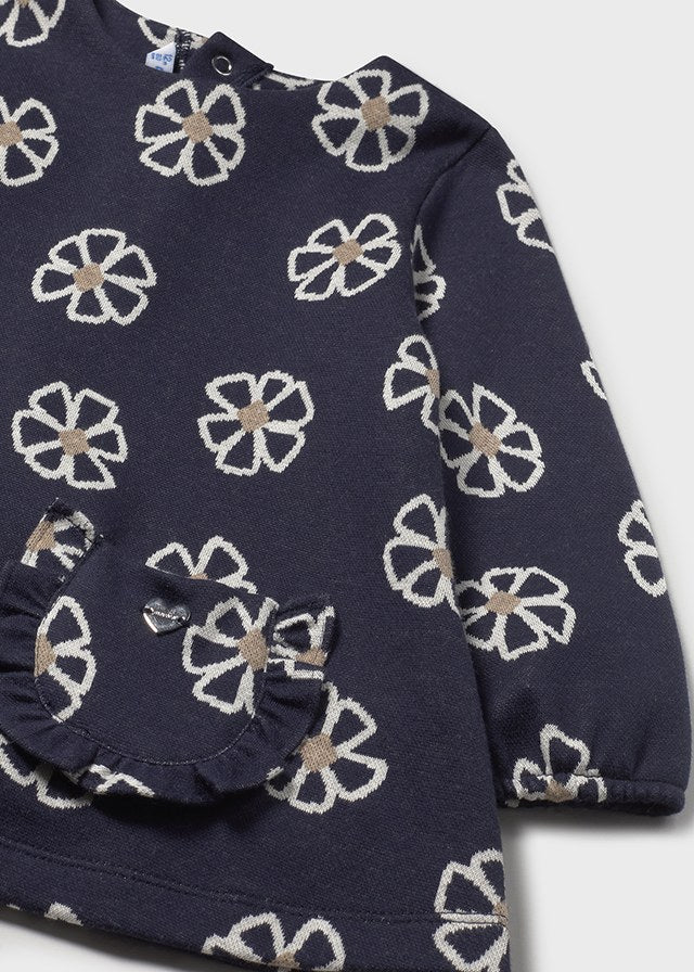 Mayoral Vestido jacquard bebé