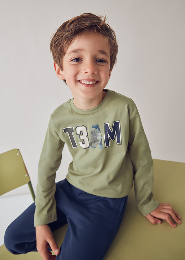 Mayoral Camisola letras lenticular menino