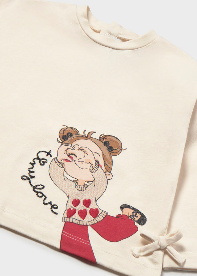Mayoral Camisola laços bebé