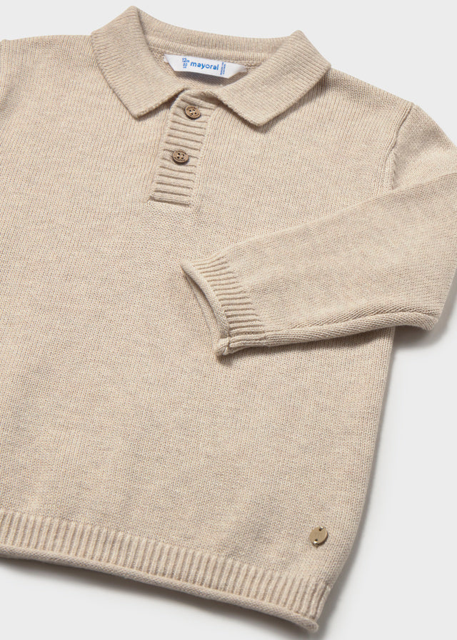 Mayoral Camisola gola polo bebé