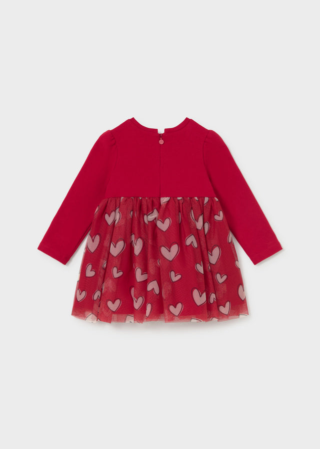 Mayoral Vestido combinado tule bebé