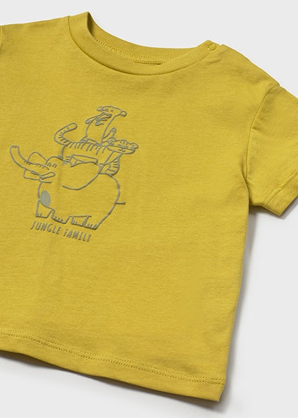 Mayoral T-shirt silhueta animais bebé
