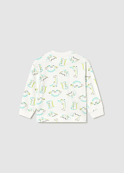 Mayoral Sweat estampada dinossauros bebé