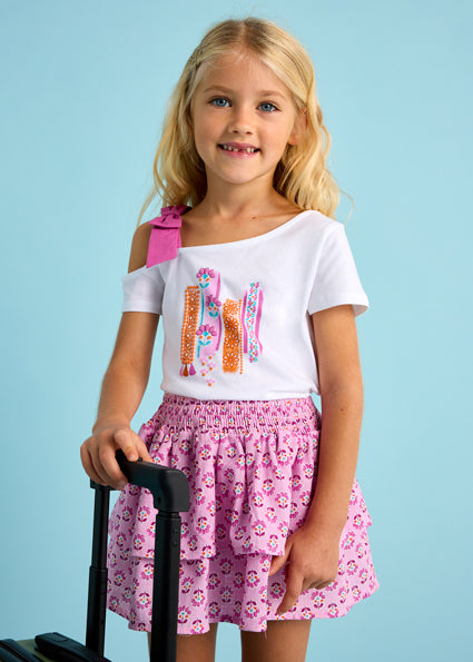 Mayoral T-shirt assimétrica menina