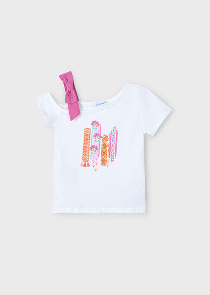 Mayoral T-shirt assimétrica menina