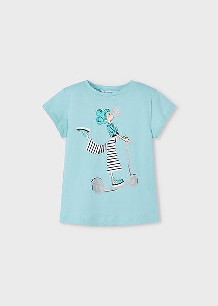 Mayoral T-shirt estampada menina