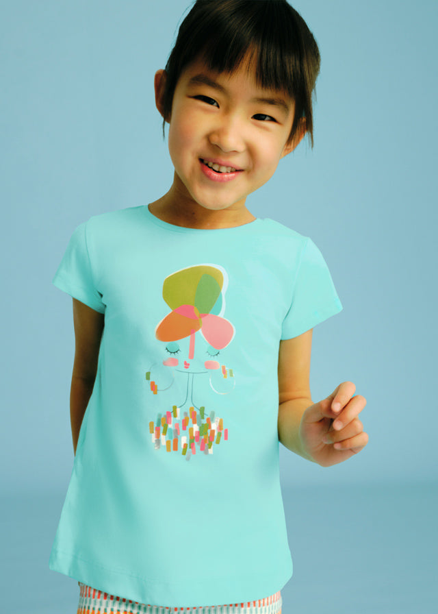Mayoral T-shirt estampada menina