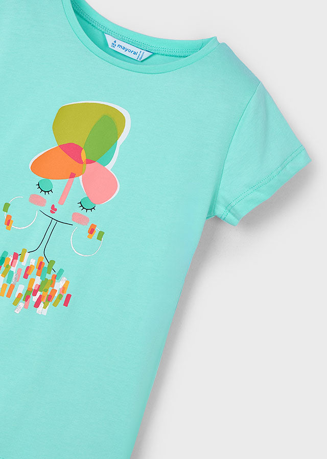 Mayoral T-shirt estampada menina