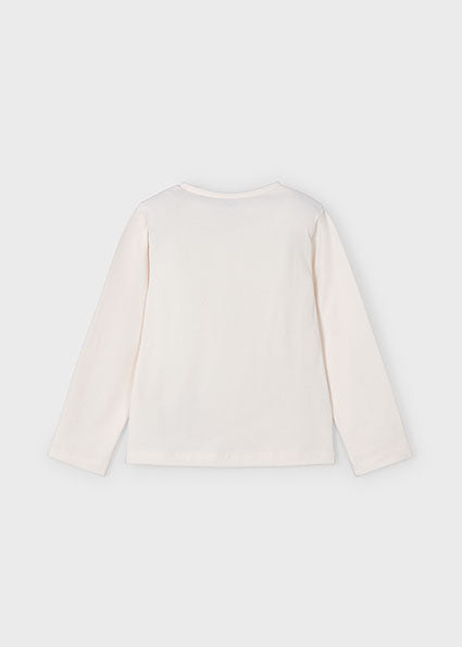 Mayoral Camisola manga comprida flores menina