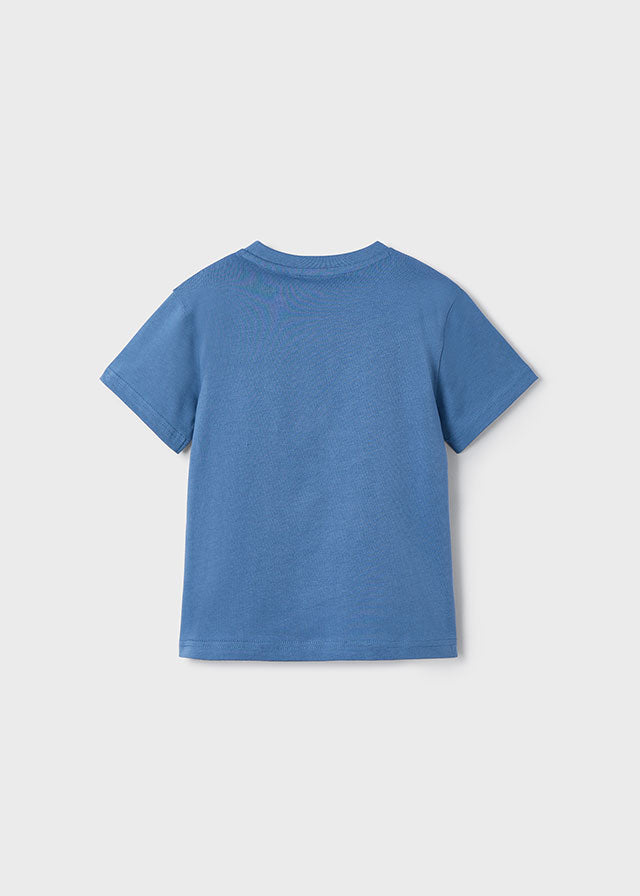 Mayoral T-shirt bordado praia menino