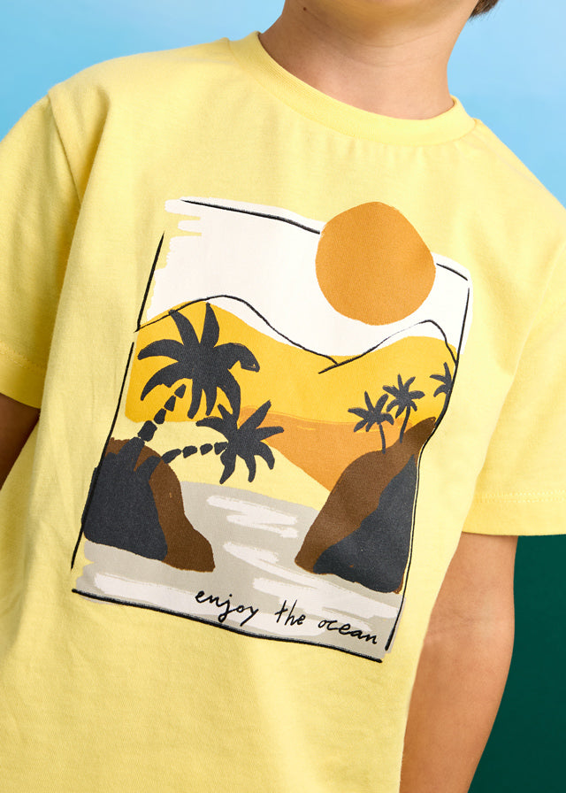 Mayoral T-shirt paisagem menino