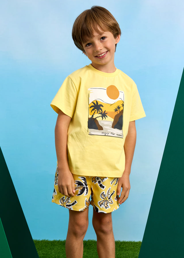 Mayoral T-shirt paisagem menino