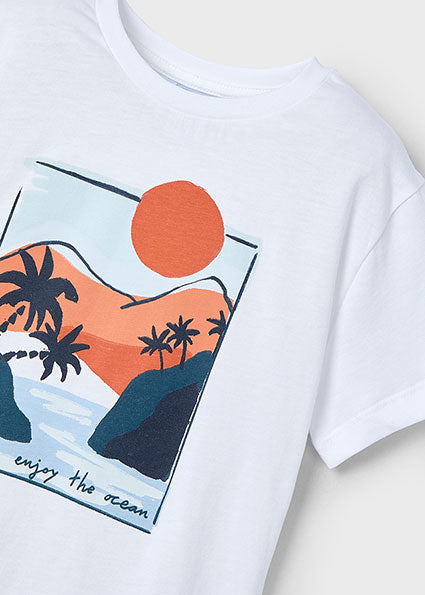 Mayoral T-shirt paisagem menino