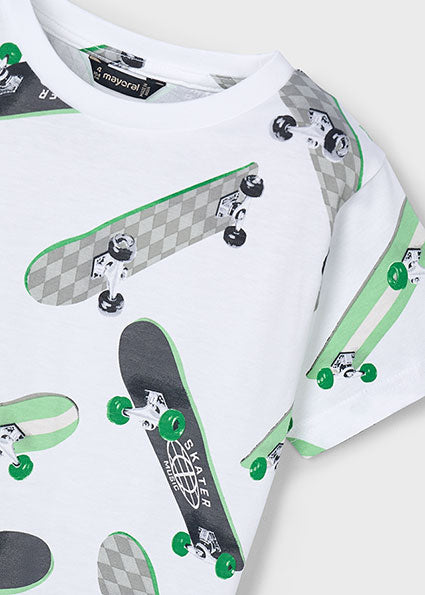 Mayoral T-shirt estampada skate menino