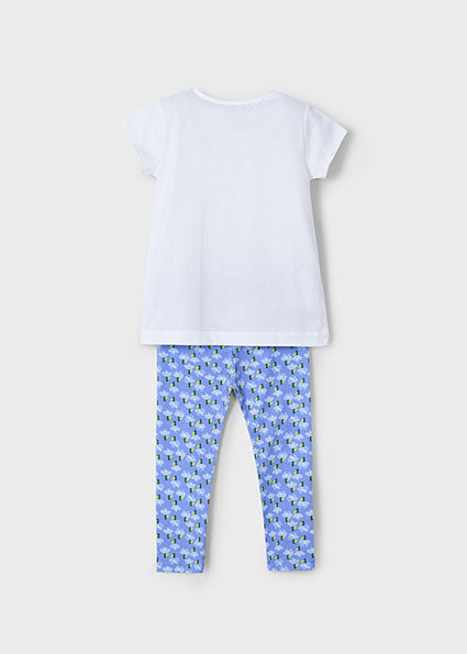 Mayoral Conjunto leggings e t-shirt menina