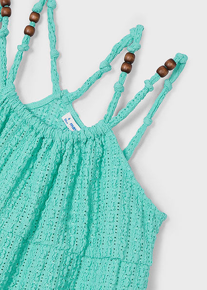 Mayoral Vestido perfurado menina
