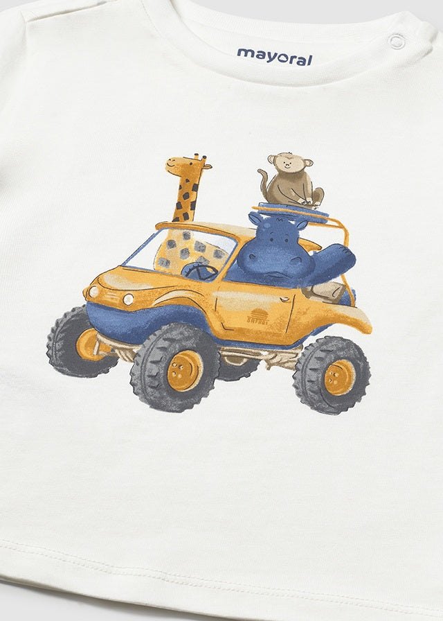 Mayoral T-shirt veiculo bebé