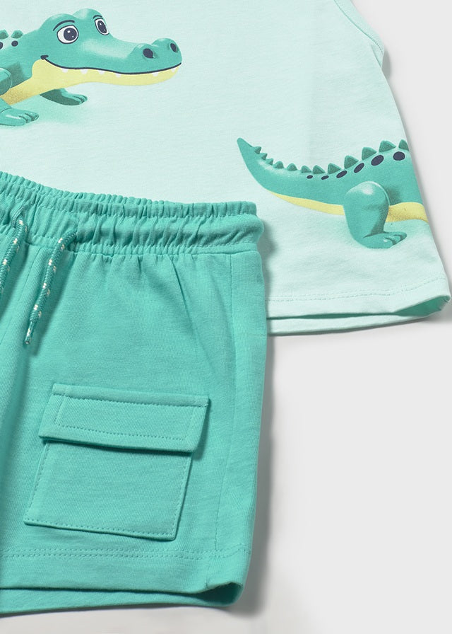 Mayoral Conjunto 3 peças estampadas bebé
