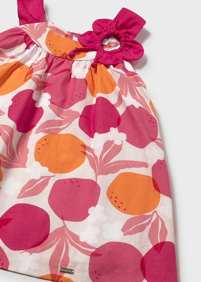 Mayoral Vestido estampado flor bebé