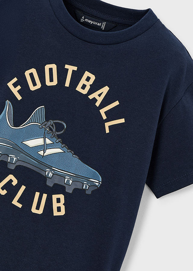Mayoral T-shirt botas de futebol menino