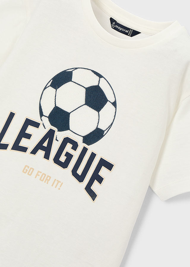 Mayoral T-shirt estampado futebol menino