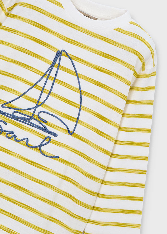 Mayoral Camisola riscas barco menino
