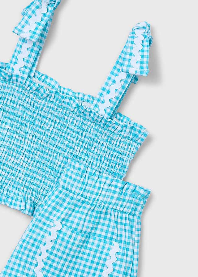 Mayoral Conjunto calção e top ninho de abelha menina