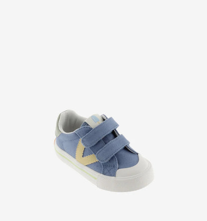 Victoria Ténis lona com velcro Jeans