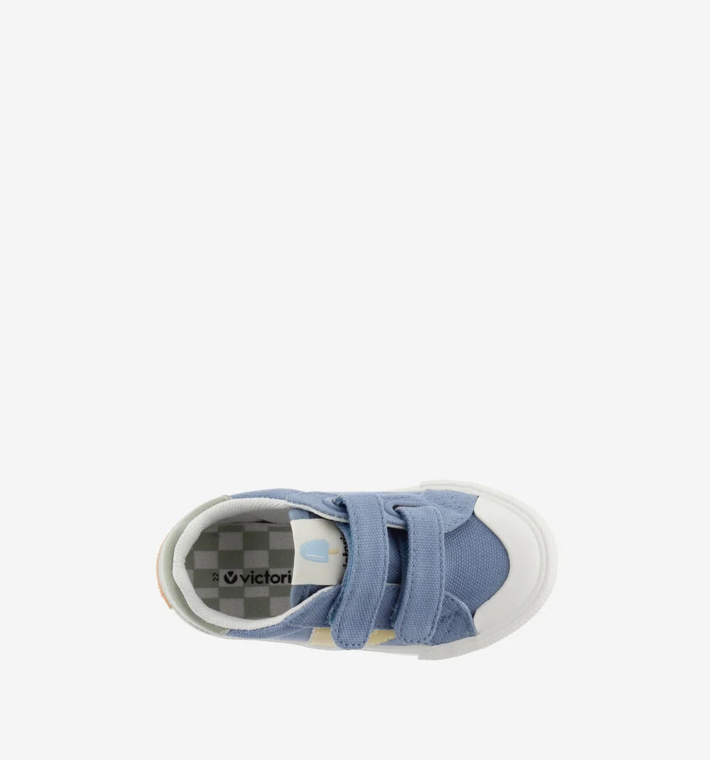 Victoria Ténis lona com velcro Jeans