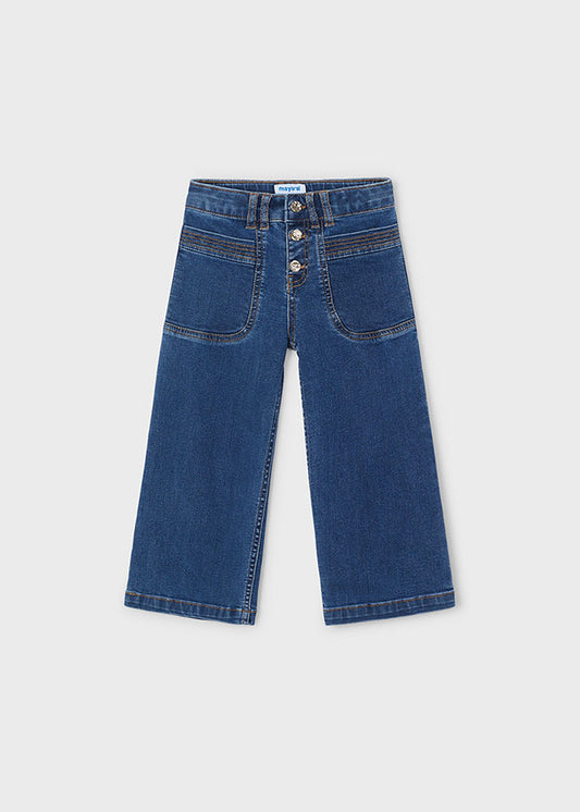 Mayoral Calças ganga flared menina