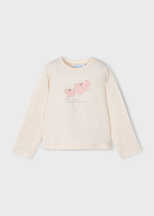 Mayoral Camisola básica flor menina