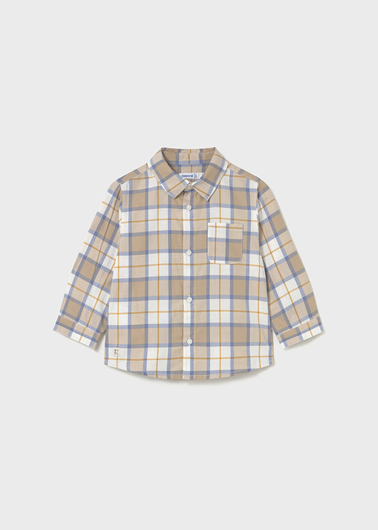 Mayoral Camisa quadrados bebé
