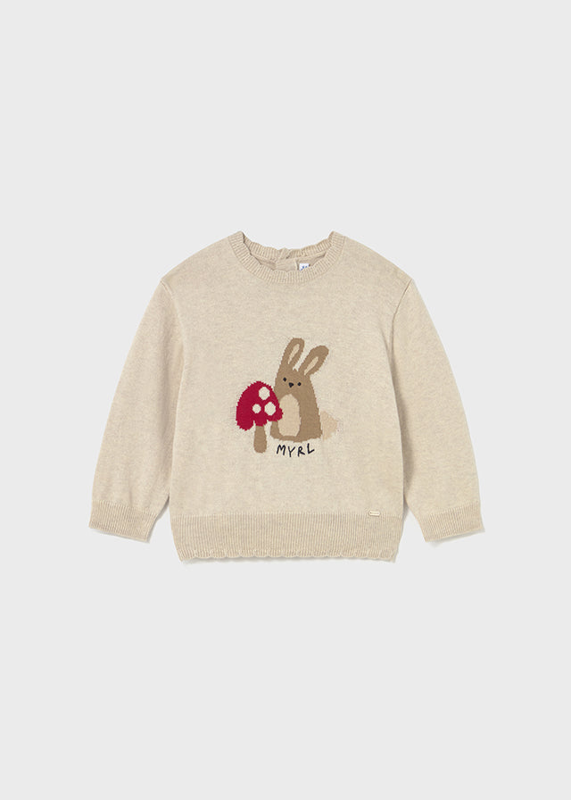 Mayoral Camisola animal jacquard bebé