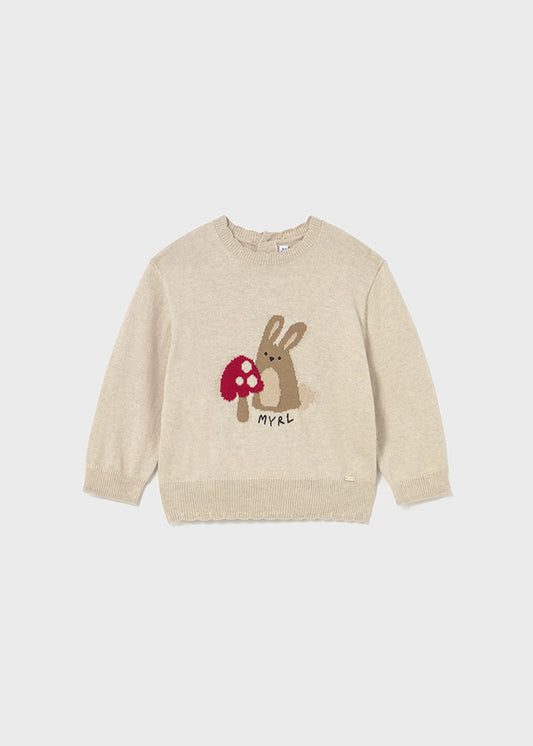 Mayoral Camisola animal jacquard bebé