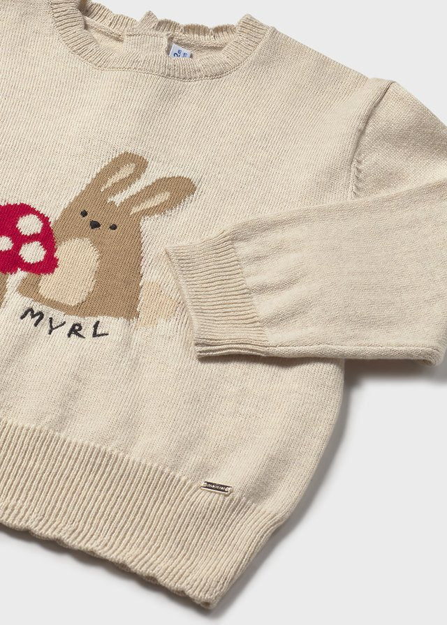 Mayoral Camisola animal jacquard bebé