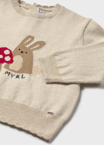 Mayoral Camisola animal jacquard bebé