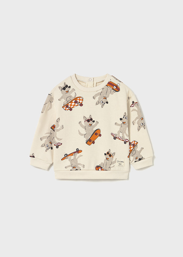 Mayoral Sweat estampada bebé