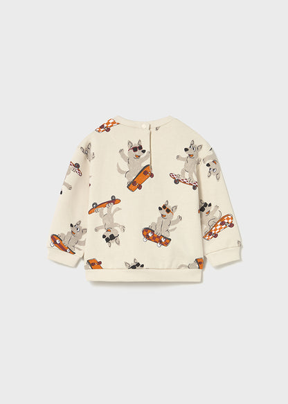 Mayoral Sweat estampada bebé