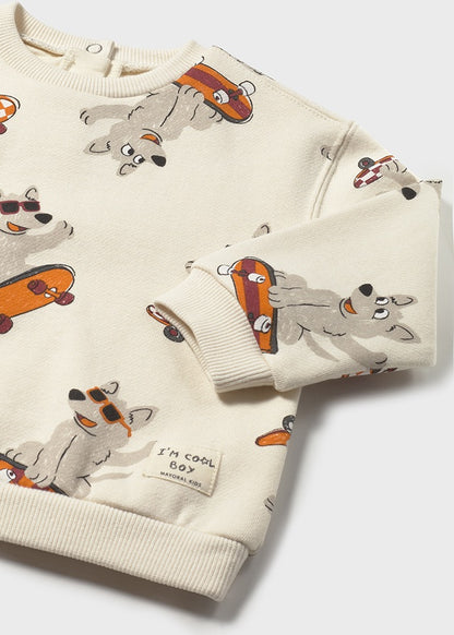 Mayoral Sweat estampada bebé