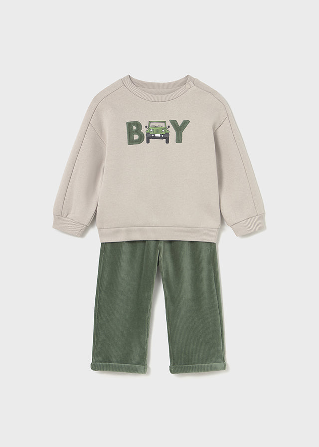 Mayoral Conjunto calças e sweat bebé