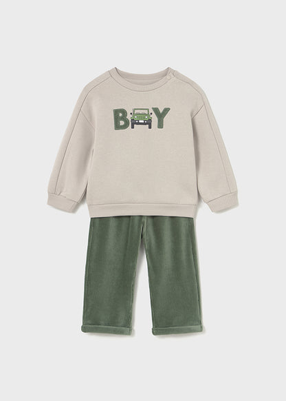 Mayoral Conjunto calças e sweat bebé