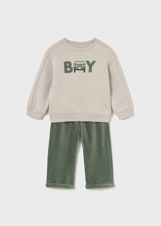 Mayoral Conjunto calças e sweat bebé