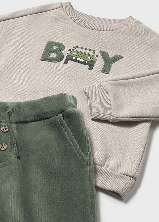 Mayoral Conjunto calças e sweat bebé