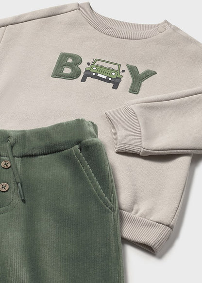 Mayoral Conjunto calças e sweat bebé