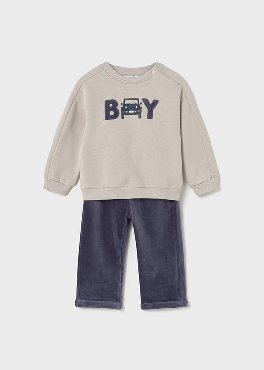 Mayoral Conjunto calças e sweat bebé