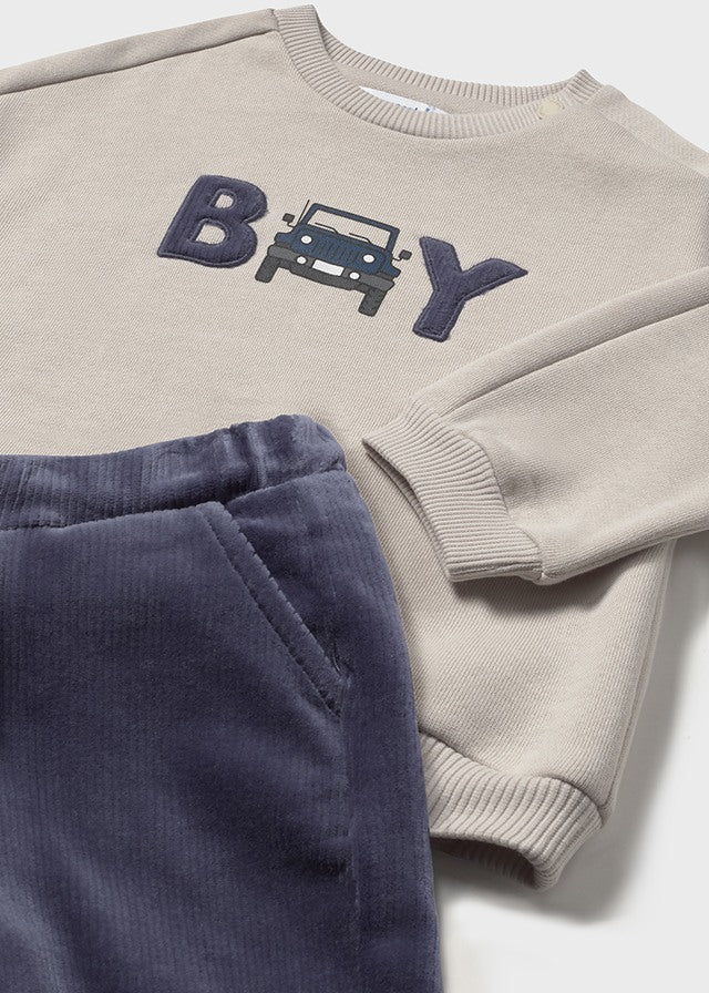Mayoral Conjunto calças e sweat bebé